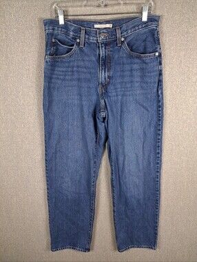 Levi's 94 Baggy Jeans Size 30 Blue Denim Classic 5 Pocket High Rise Medium Wash